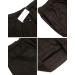 COOFANDY Men Cotton Linen Capri Pants - Drawstring Baggy Harem Yoga Beach Pants, Dark Brown - Buy Online on GoSupps.com
