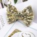 Unicra Large Gold Sequin Hair Bow Clip Barrette for Toddler & Young Girls - Buy Online on GoSupps.com