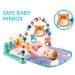 Baby Gym Play Mat with Mirror, Music, Lights - Kick & Play Piano Activity Center for 3-6-9 Month Infants in Green - Buy Online on GoSupps.com