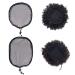 6 Pcs Black Weaving Net Cap for Afro Puff Hair Bun | Elastic Drawstring Ponytail Hair Net | Wig Making Tools for Women (3 Round, 3 Square) - Buy Online on GoSupps.com