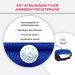 LASALINE Canicross Belt | Dog Leash & Dogtrekking Belly Belt in Black & Blue | Comfortable & Durable for International Shipping - Buy Online on GoSupps.com