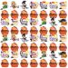 40PCS Hocus Pocus Cupcake Toppers Hocus Pocus Party Decorations Halloween Cupake Topper Hocus Pocus Cupcake Decorations Witch Cupcake Toppers Hocus Pocus Party Supplies Purple