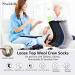 Facool Diabetic Socks - Merino Wool Crew Socks for Men & Women - Non-Binding Top, Cushion Sole, Seamless Toe - 3 Pairs Multicolor (Black, Dark Grey, Navy Blue) - Large Size - Buy Online on GoSupps.com