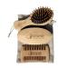 Stocking Filler Mens Beard Grooming Set 2 Brushes and Comb With Hessian Bag Eco Friendly