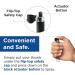 Mace Brand Mini Keychain Pepper Spray (Black Hard Case)  Accurate 5 Powerful Pepper Spray, Flip Top Safety Cap, Refillable, Mace Spray Self Defense Keychain - Buy Online on GoSupps.com