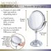 MonMed Lighted Makeup Mirror with 1x and 10x Magnification for Perfect Make Up Application - LED Standing Mirror - Buy Online on GoSupps.com