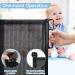PRObebi Retractable Baby and Dog Gate - 34 Tall, Extends up to 72 Wide - Indoor/Outdoor Mesh Gate for Doorways, Stairs, Hallways (Black) - Buy Online on GoSupps.com