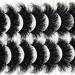 Shop Fluffy 3D Mink Lashes | 20/25mm Dramatic Cat Eye Strip Lashes for a Natural Look - Buy Online on GoSupps.com