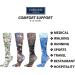 Cherokee Comfortsupport Women's Knee Highs 8-15 mmHg - Wild Abstract Plus Size Compression Socks for Comfort & Style - Buy Online on GoSupps.com