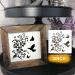 65-Pcs Animal Stencils for Painting - Reusable Deer, Bear, Dinosaur, Tree, Bee, Bird, Mountain, Fox Stencil Templates - Crafts Paint Stencils for Wood, Wall, Rock, Cards - Flower Design - Buy Online on GoSupps.com