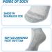 LIN Diabetic Socks for Men & Women - Non-Binding Circulatory Extra Wide Top - Quarter/Gray - 10-13 - 4 Pairs - Buy Online on GoSupps.com