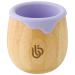 Bamboo Baby and Toddler Sippy Cup - 150ml Eco-Friendly Dinky Cup with Cute Silicone Drip Rim for Teeth and Gum Protection - Ideal Toddler Transition Cup (Lilac)