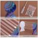 Acrylic Headband Holder Organizer Stand - Dark Blue | Hair Accessories Storage for Girls and Women - FIOBEE - Buy Online on GoSupps.com