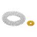 Power Ring Set - Bracelet (Silver) + Ring (Small Gold) / Acupressure Ring/Massage Ring/Massage Bracelet/Arm Massage Ring Silver