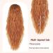 Buy Porsmeer 75 cm Ginger Orange Wavy Curly Ponytail Extension - Natural Clip-In Hair Part for Women | Afro Braid Hair Extension - Buy Online on GoSupps.com