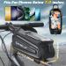 Taikoul 2L Waterproof Bicycle Frame Bag with TPU Touchscreen & 3D Sun Visor - Ideal Handlebar Bag for Racing Bikes Fits Smartphones up to 7.0 - Buy Online on GoSupps.com