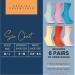 Women's Non-Binding Diabetic Crew Socks 6-Pack - Moisture-Wicking Cotton, Comfort Fit, Medium-Large Assorted Colors - Buy Online on GoSupps.com