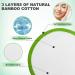 EcoCharm 20 Pack Make up Remover Bamboo Cotton Pads Say Goodbye to Disposable Waste Perfect for Skincare Routine Face Cleaning Eye Washing Remove Nail Polish Diaper Changes Jewelry Cleaning - Buy Online on GoSupps.com