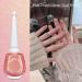Pink Pearl Glitter Nail Polish Shimmering Golden Shell Spiral Holographic Shimmer Quick Dry Nail Varnish Pearlescent Shining Sparkling Long Lasting No UV Need DIY Nail Art Manicure Gift for Women - Buy Online on GoSupps.com