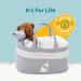 Cradle Star Diaper Caddy Organizer - 100% Cotton Rope Baby Basket with Compartments - Elephant Gray - Buy Online on GoSupps.com