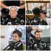 FEBSNOW Professional Hair Cutting Barber Cape - Beard Print & Neck Duster Brush | Best Barber Shop Accessories for Hair Cutting - Buy Online on GoSupps.com