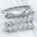 Sparkling Pearl Rhinestone Hair Clips Set for Women - Elegant French Style Barrettes for Hair Styling - Buy Online on GoSupps.com