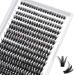 280 Pcs Individual Lashes 50D-C-0.07-14 Cluster Lashes C D Curl Wispy Lashes Bottom Lashes DIY Lashes At Home(50D-C-0.07-14) 14 mm 50D-C-0.07-Large