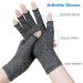 ACWOO Arthritis Compression Gloves for Pain Relief - Anti-Slip Fingerless Design - Grey - Large - Buy Online on GoSupps.com
