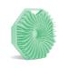 Body brush made of silicone bathing brush shower shower brush silicone plastic pelz bathing brush soft bristles and gentle peeling perfect for women men (green)