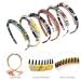 Amcami 6-Piece Non-Slip Comb Headbands for Women - Resin Thin Hair Bands for Makeup & Face Washing - Hair Accessories for Girls - Buy Online on GoSupps.com