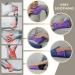 Nature Creation Microwave Heating Pad - Portable for Cramps, Joints Pain, Sore Muscles, Aching Feet | Purple Flowers Hot Pack for Pain Relief - Buy Online on GoSupps.com