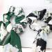 Satin Floral Hair Scrunchies Set - 5 Pcs Bowknot Elastic Hairbands for Women & Girls | Hair Scarf Ponytail Holder Accessories - Pattern 2 - Buy Online on GoSupps.com