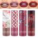 Lipstick for Women 4Pcs Nude Lipstick Set Lipstick Long Lasting Velvet Matte Finish Lip Stain Full Coverage Lip Color Satin Matte Finish Cream Texture Hydrating Makeup Gift Sets(B) #05#06#07#08