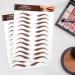 Autocollants Sourcils Imperm ables 5 Pi ces Brun Taille Unique Transfert L'eau Maquillage Sourcils Femmes Usage Quotidien - Buy Online on GoSupps.com