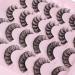 Russian Wispy Fluffy Natural Look Eyelashes Pack - 12 Pairs D Curl False Lashes - Buy Online on GoSupps.com