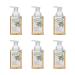 Blooming Jasmine Foaming Hand Soap by South of France Clean Body Care | Hydrating Organic Agave Nectar Wash 8 oz Pump Bottle (6 Pack)