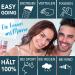 Premium 30G Hair Cover for Men & Women | 100% Natural Dark Brown | Stray Hair Sealing & Staking Solution | Authentic Look - Buy Online on GoSupps.com