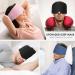 Freshme Handmade Cotton Sleep Mask - Adjustable Velcro Eye Cover for Travel & Relaxation - Unisex Blue Darkening Mask - Buy Online on GoSupps.com