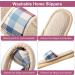 10 Pair Plaid Open Toe House Slippers Set - Non Slip Indoor Hotel and Travel Unisex Spa Slippers - Washable Reusable Breathable Casual Slippers for Guests and Family - Buy Online on GoSupps.com