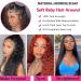 26 Inch Deep Wave HD Transparent Lace Front Wig - Brazilian Virgin Hair, Pre Plucked, 180% Density - Natural Color - 13x4 Deep Wave Frontal Wig for Black Women - Buy Online on GoSupps.com