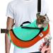 Adjustable Cat Grooming Bag | Anti-Scratch Sling for Bathing | Durable Mesh Restraint for Nail Trimming | Green - Buy Online on GoSupps.com