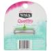 Schick Quattro Women's Razor Blade Refills - 4 Count, Hypo-Allergenic Aloe formula - Buy Online on GoSupps.com