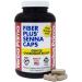 Yerba Prima Fiber Plus Senna Capsules, 180 Count - Gentle Overnight Relief, USA Made, Non-GMO, Certified Gluten-Free, for Short-Term Use to Restore Regularity