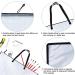 DPEI XUAN Art Portfolio Bag - 19x25 Inch Transparent White Poster Storage Organizer with Zipper and Handle - Ideal for Large Posters, Poster Boards, Paintings - 1 Pack - Buy Online on GoSupps.com