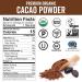 Organic Unsweetened Cacao Powder 907g - Rich Dark Chocolate Flavor for Baking & Smoothies | Non-GMO, Vegan & Gluten-Free - Buy Online on GoSupps.com