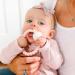 Ryan and Rose Cutie Teether Rattle - Pink | Silicone Teething Toy - Buy Online on GoSupps.com