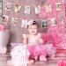 Whaline 1st Birthday Baby Photo Banner for Newborn to 12 Months  Monthly Milestone Photograph Bunting Garland  First Birthday Celebration Decoration (Rose Gold) - Buy Online on GoSupps.com