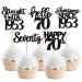 30 Pieces Straight Outta1953 Cupcake Toppers Awesome Since 1953 Cake Decorations Cheers on 70 Fabulous Seventy Cake Toppers 70th Birthday Wedding Anniversary Party Cake Decorations Black Black 70th