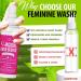 The Crown Choice Natural Feminine Wash for Women - pH Balanced Vaginal Cleanser Gentle on Sensitive Skin - Relieves Itch, Irritation & Odor - Made in USA - Buy Online on GoSupps.com