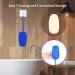 Silicone 2-in-1 Shower Exfoliator Brush: Gentle Skin Massage & Face Cleaning - Wet/Dry Use for Men, Women & Baby (2 Pack) - Buy Online on GoSupps.com